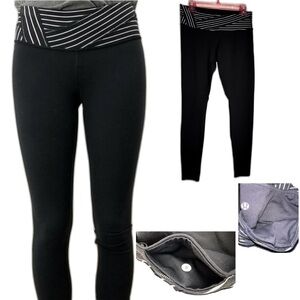 Lululemon Striped Band Reversible Leggings
